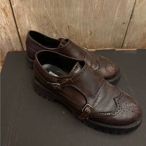 Steve Madden Brown Loafers with Broguing